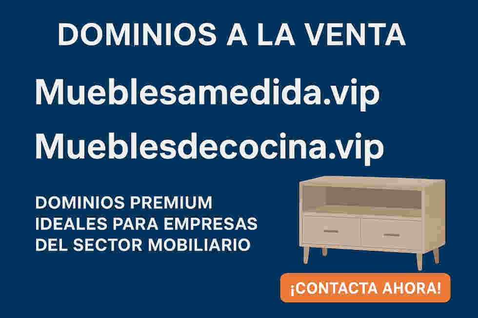 Venta del dominio Mueblesamedida.vip